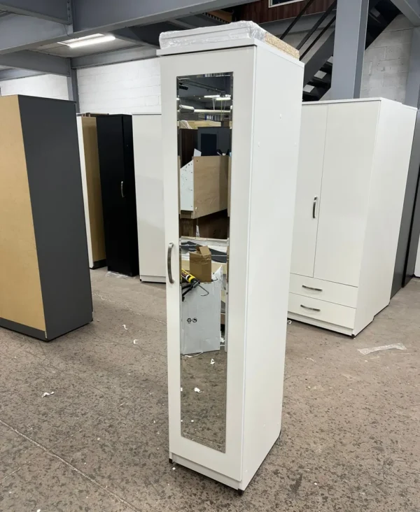 1 door mirrored wardrobe