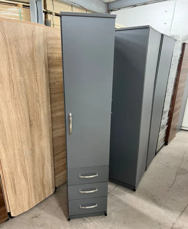 1 door mirrored wardrobe