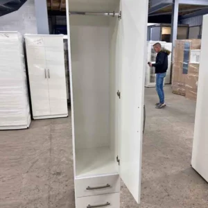 1 door wardrobe with 2 drawers