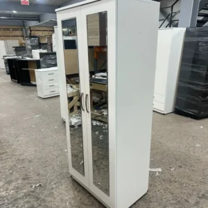 2 Door Mirrored Wardrobe