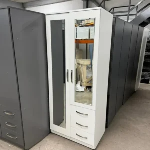 2 door wardrobe with 2 mirror and 3 Drawers