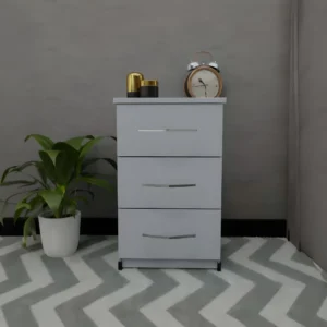 Beside 3 Drawer grey