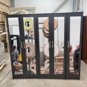 Classic 5 door mirrored wardrobe