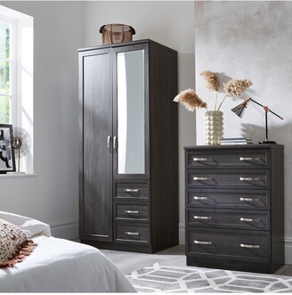 wardrobe with 1 mirror and 3 drawers