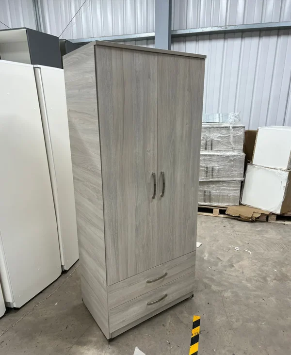 Double Wardrobe with 2 Drawers