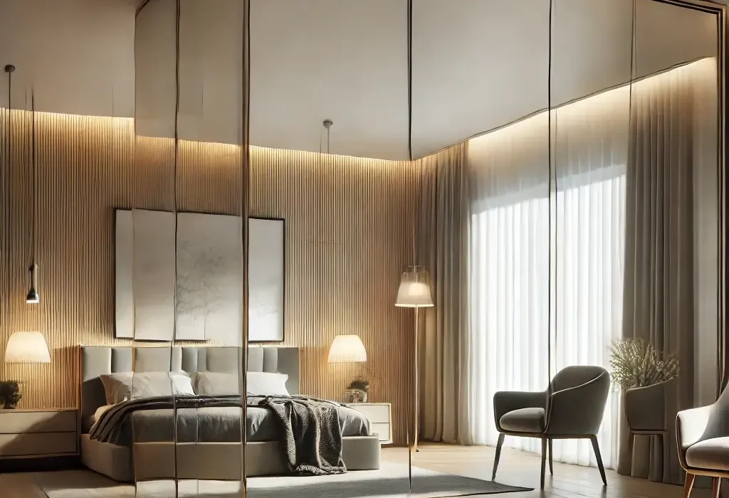 2-door mirrored wardrobe